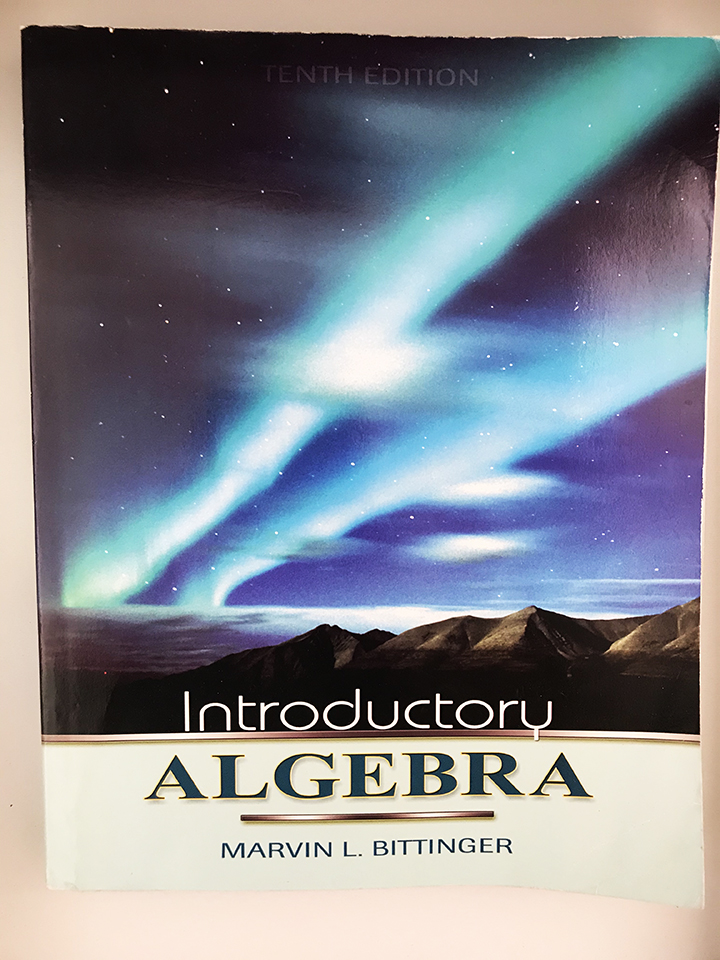 beat up introductory algebra book