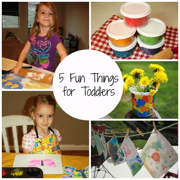 5 Fun Activities for Toddlers - Make play and learning a dynamic duo. Try out one of these mom-friendly activities with your toddler and make some great memories.