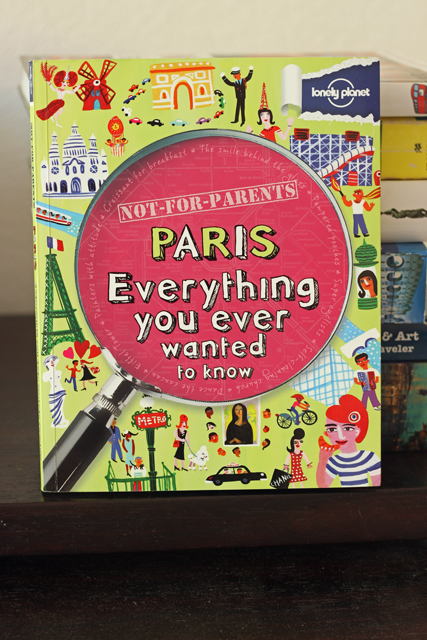 Cover image of child's guide book of Paris.