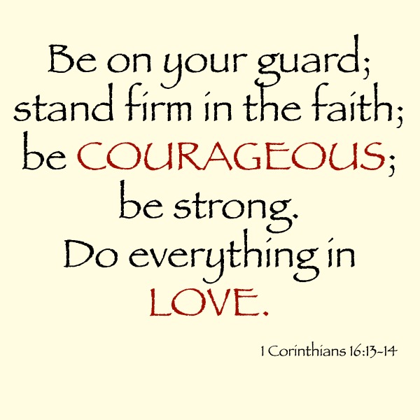 Bon courage! You don't need luck. You need courage.