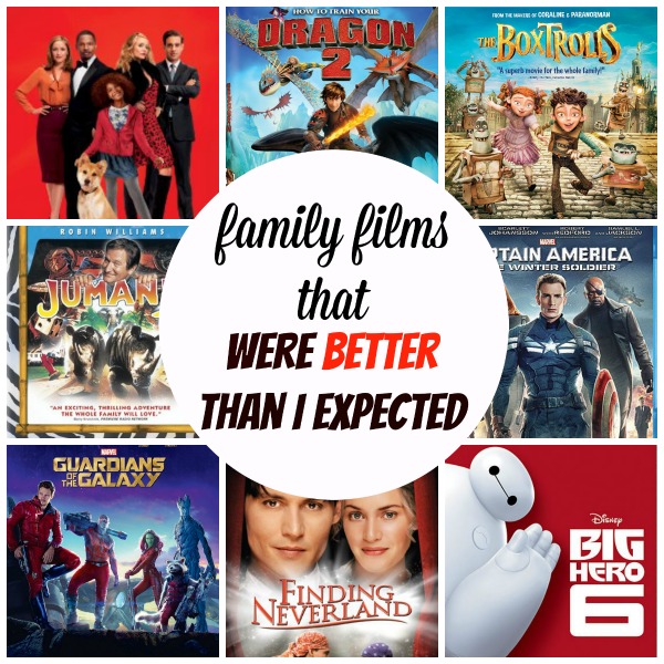 Family Films that Were Better Than I Expected