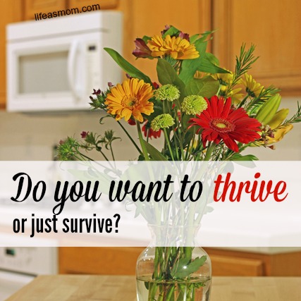 Do you want to thrive or just survive?