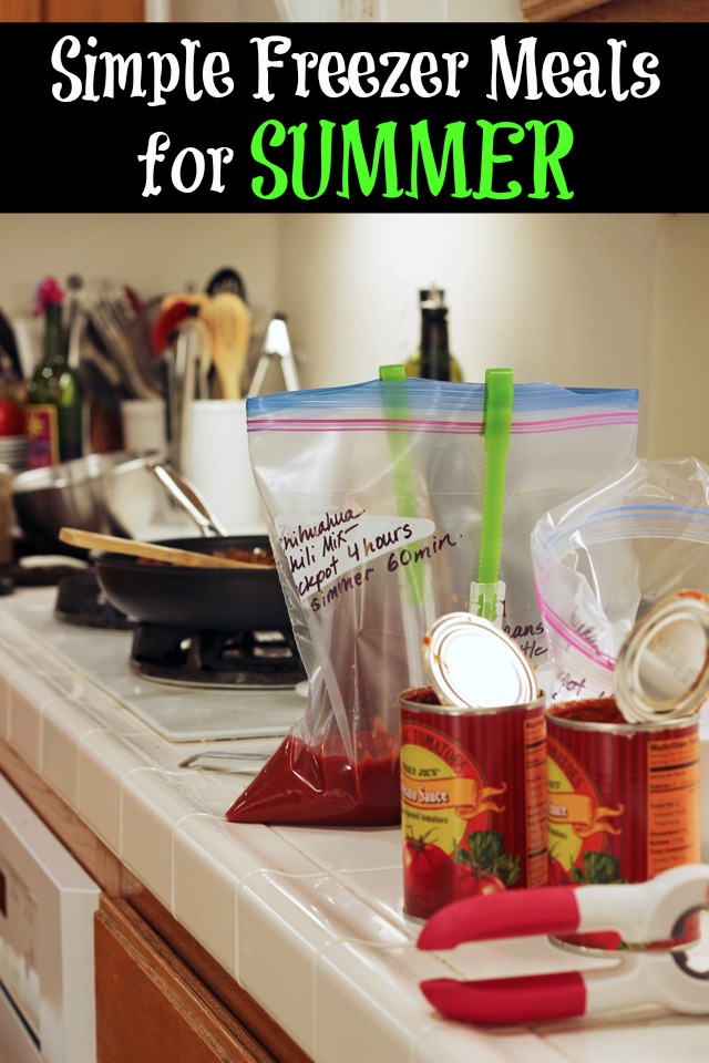 Simple Freezer Meals for Summer | Life as MOM