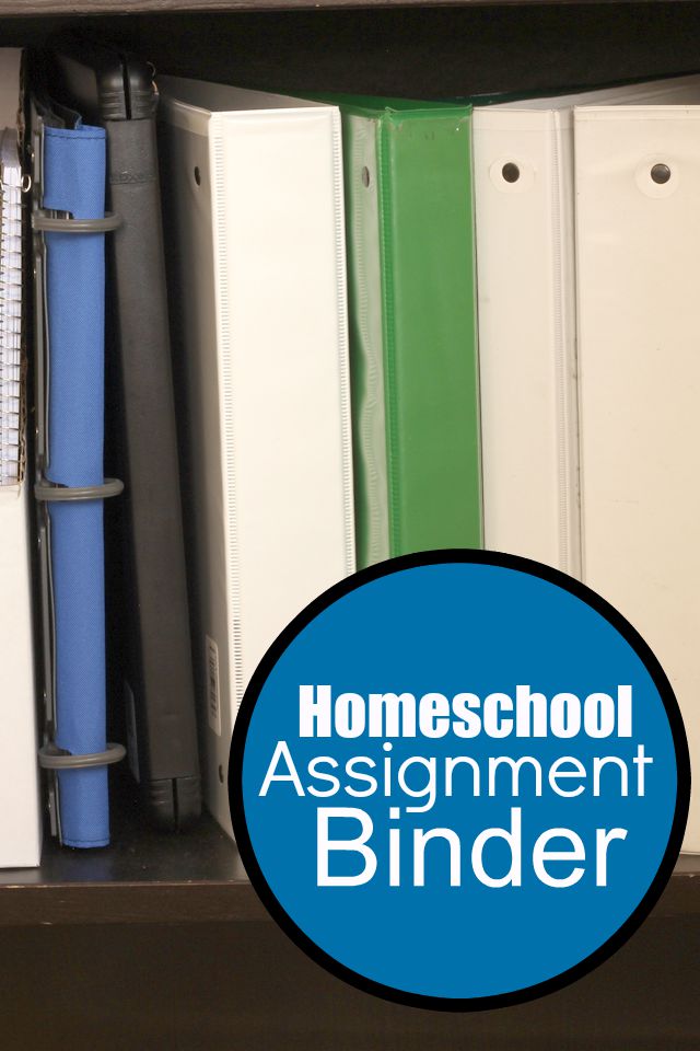 Homeschool Assignment Binders | Life as MOM