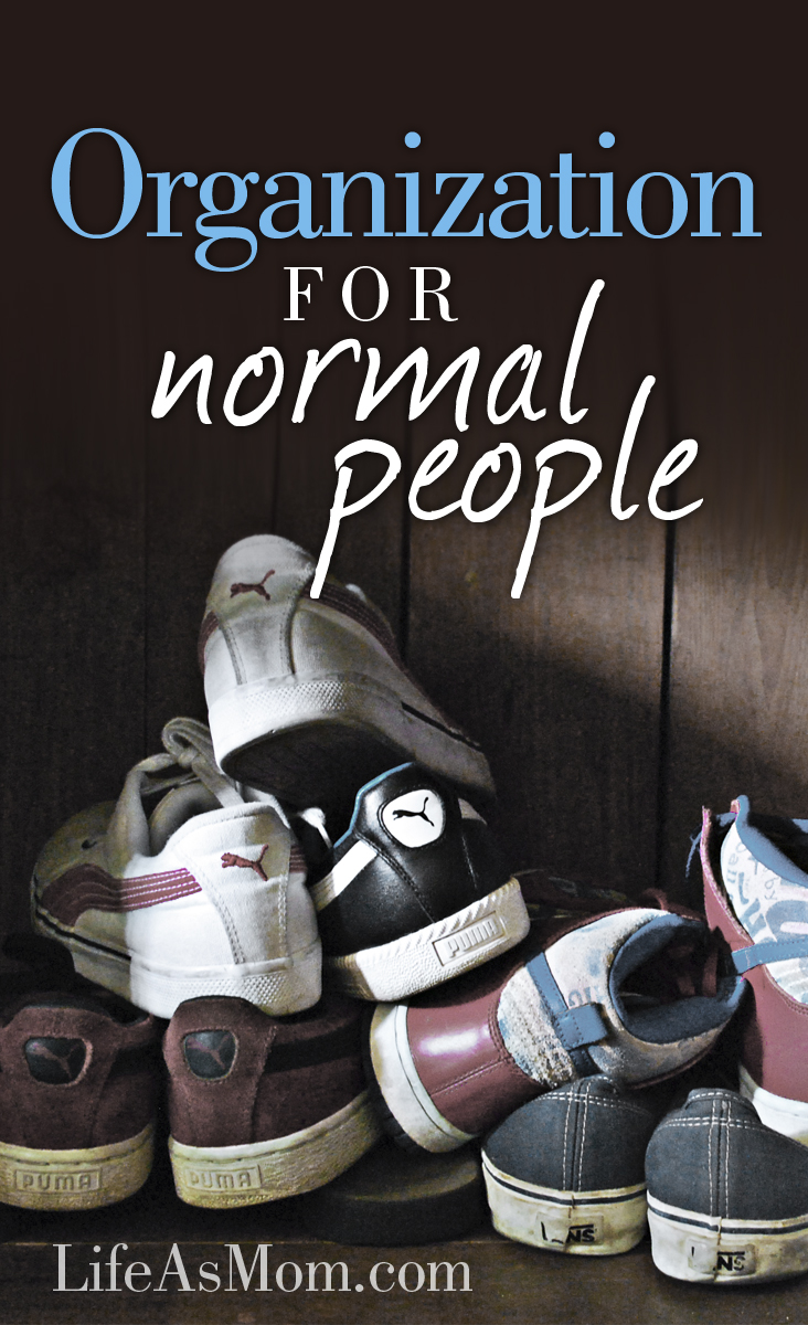 Organization for Normal People | Tips from LifeasMom.com