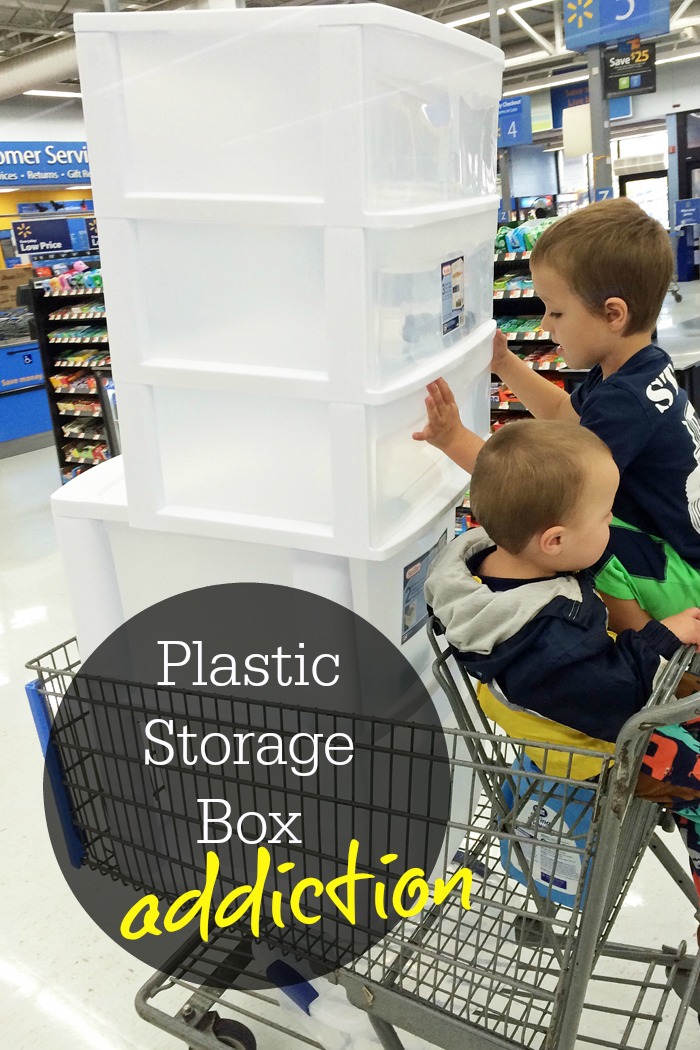 Plastic Storage Box Addiction | Life as Mom