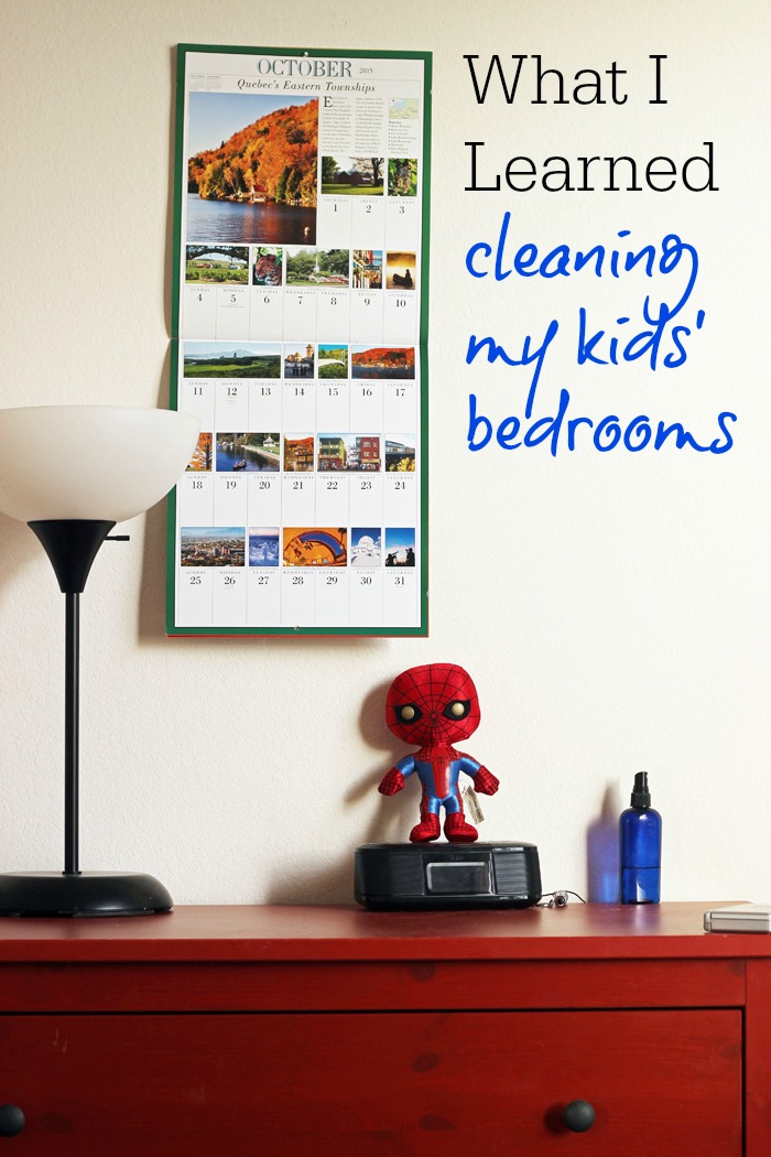 What I Learned Cleaning My Kids' Bedrooms