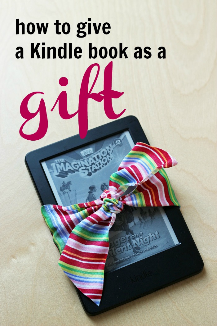 How do you gift a hot sale kindle book