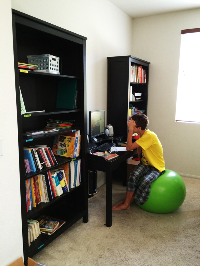 Organizing Homeschool Books | Life as Mom