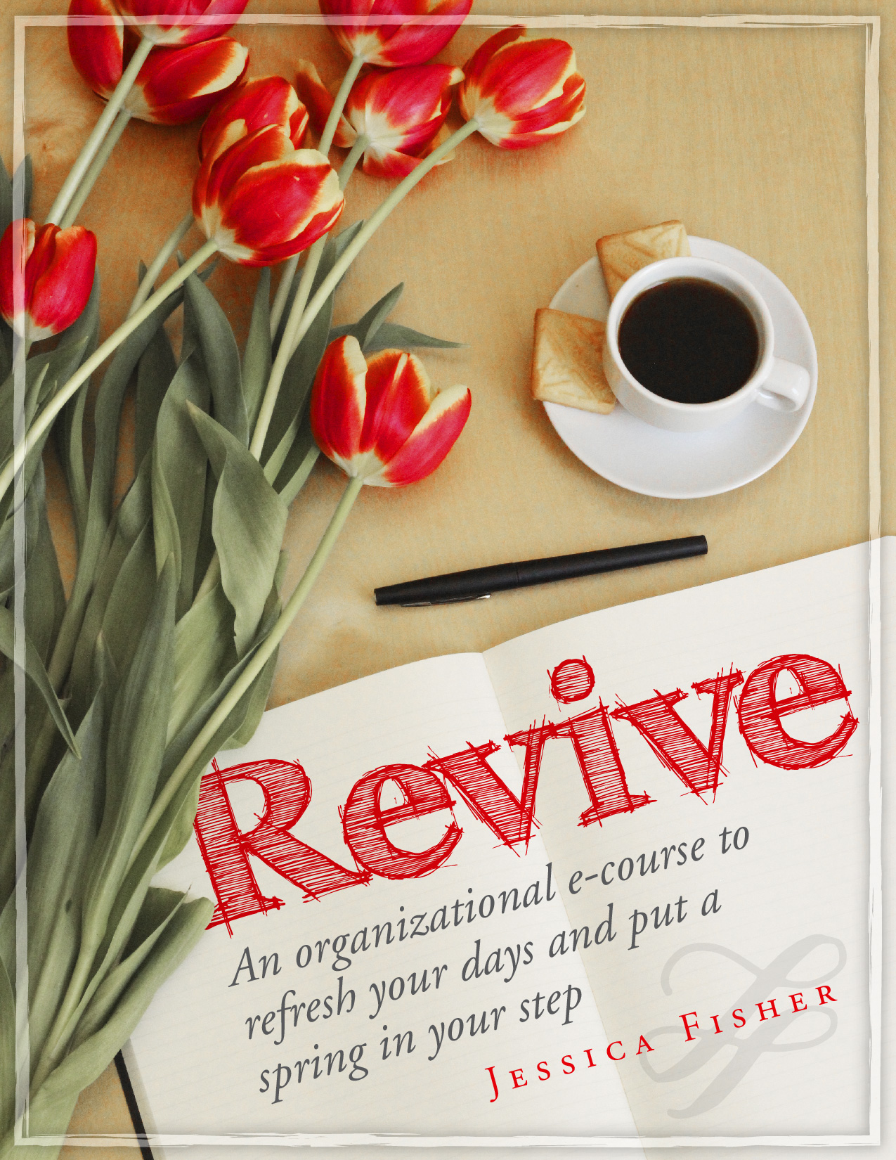 Cover image of Revive Organizing Challenge notebook.