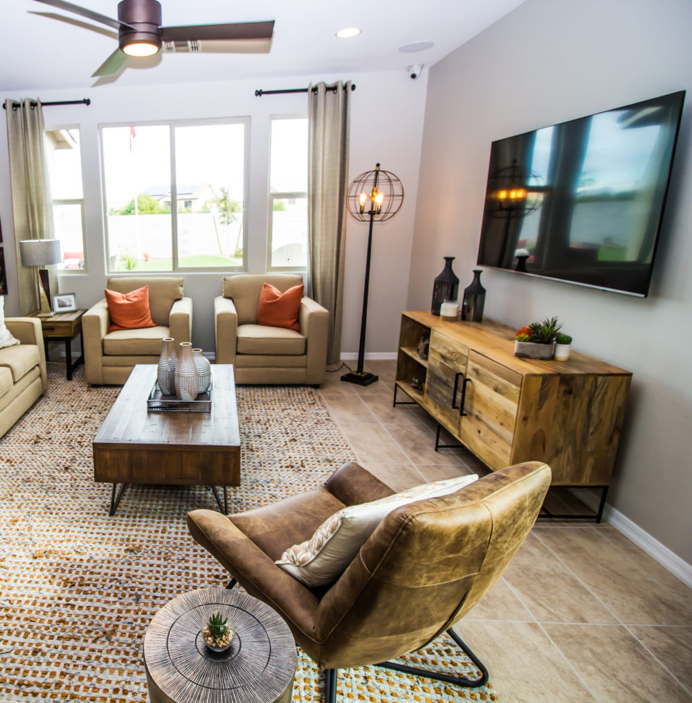 clean and tidy living room