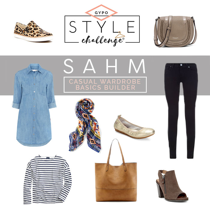 Ad banner for Stay at Home Mom capsule wardrobe.