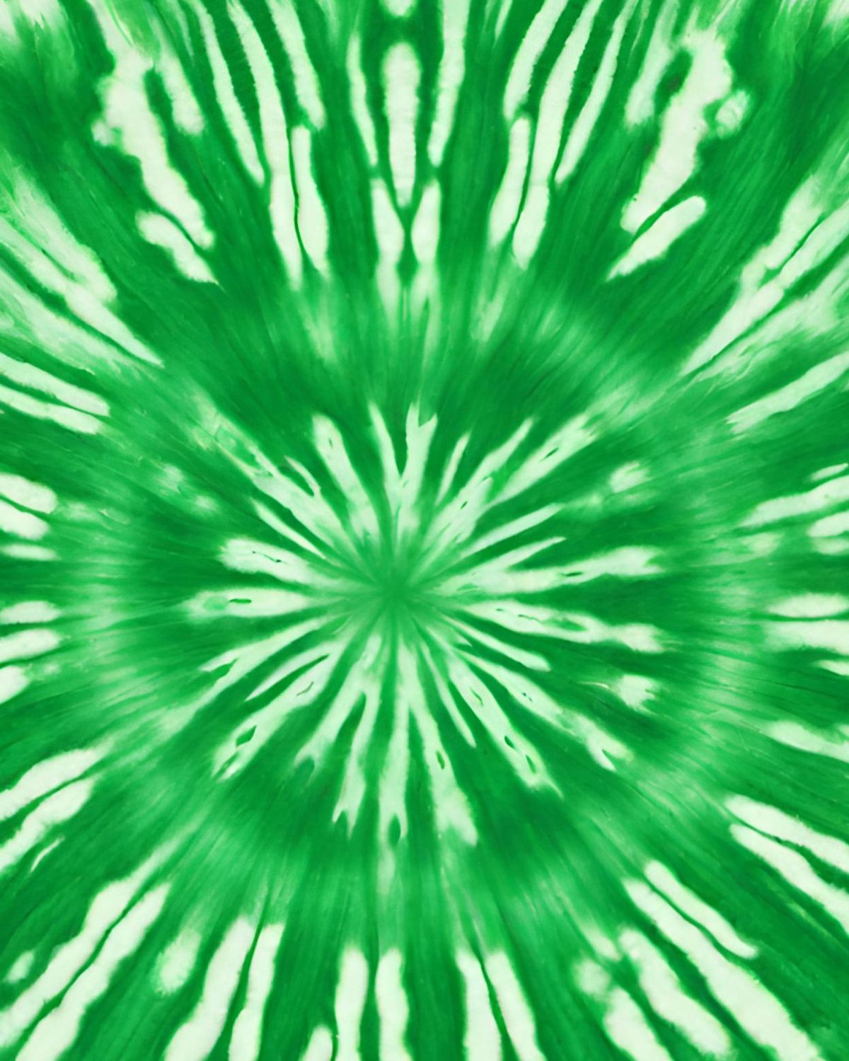 image of green tie dye fabric.