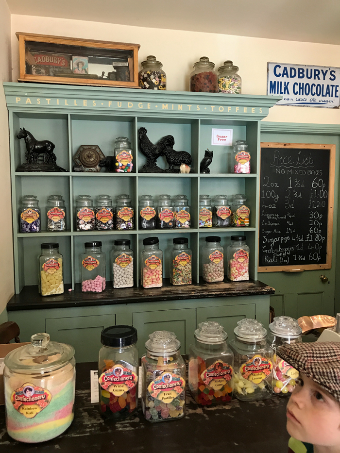 image of the candy shop in Blists hill.