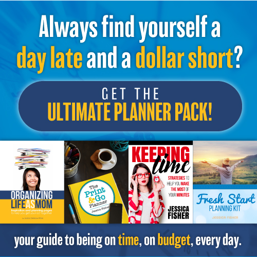 banner ad for ultimate planner pack.