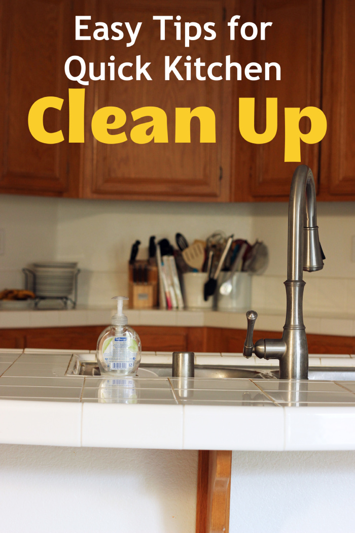 Easy Tips for Quick Kitchen Clean Up | Life as Mom