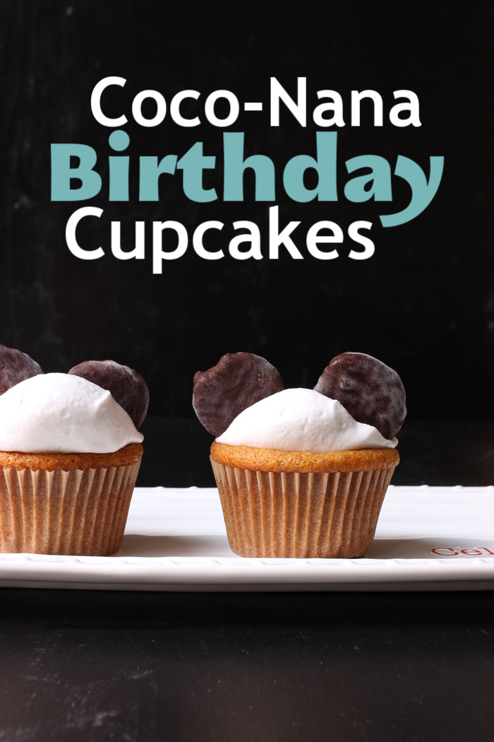 Mickey Mouse Banana Cupcakes with text overlay.