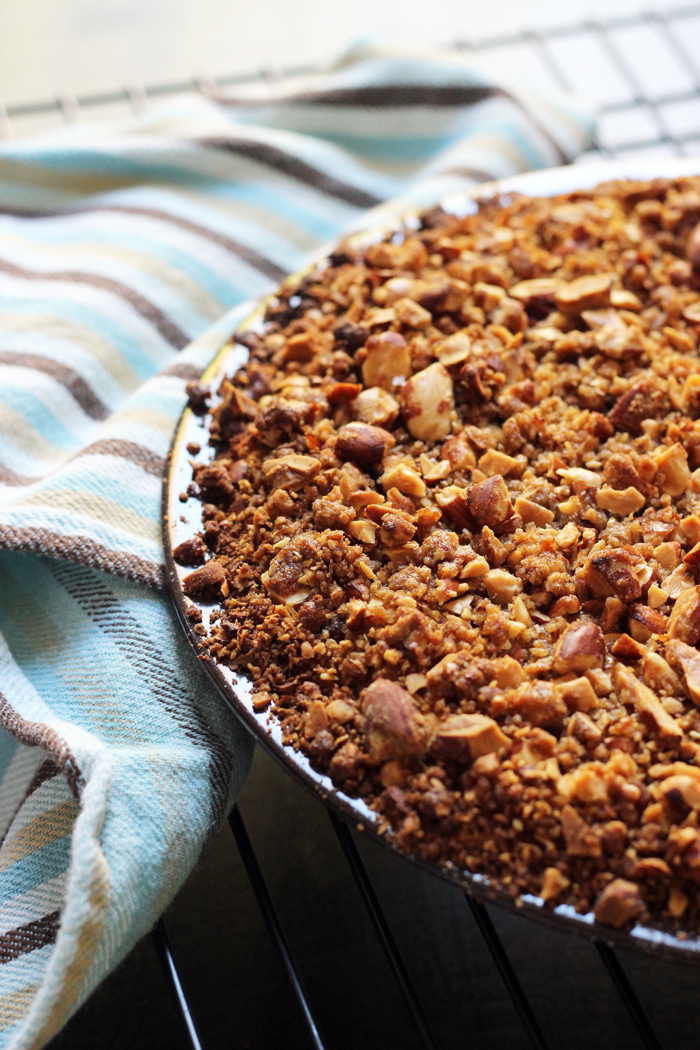 Streusel Topped Pumpkin Pie