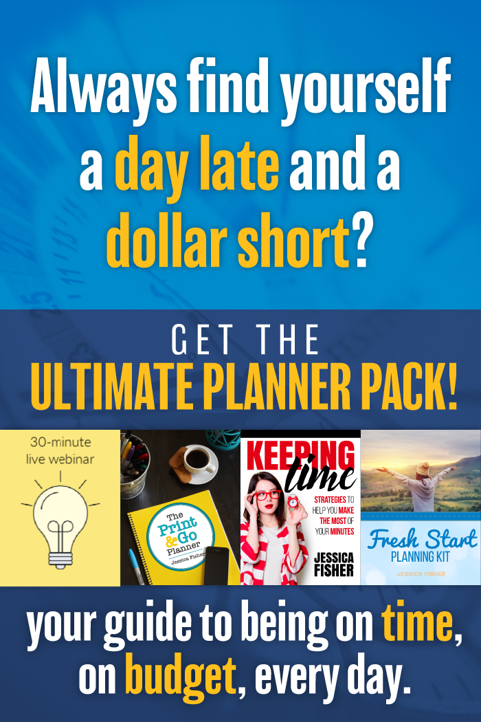 banner ad for ultimate planner pack.