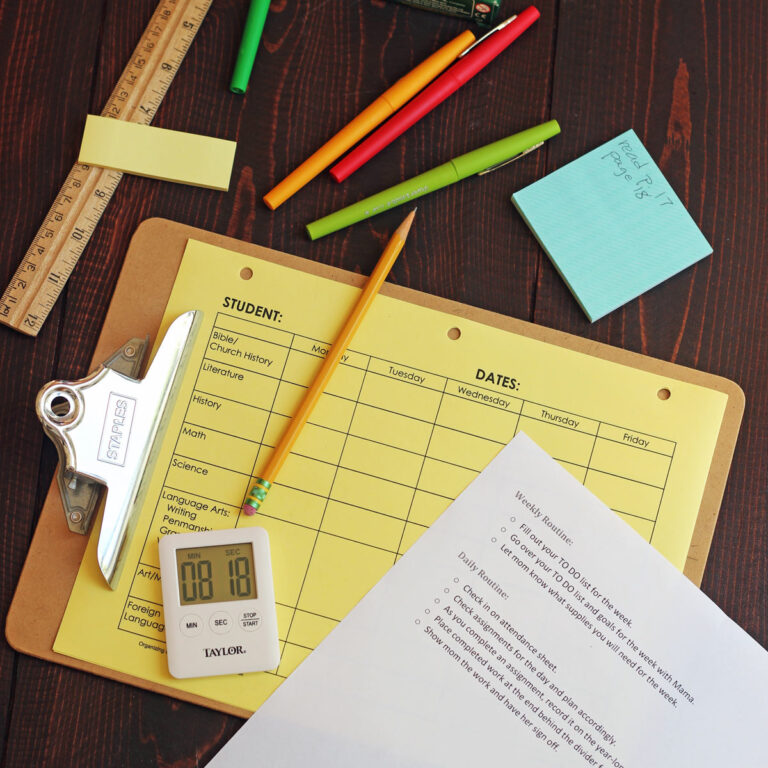 10 Tools to Organize Your Homeschool