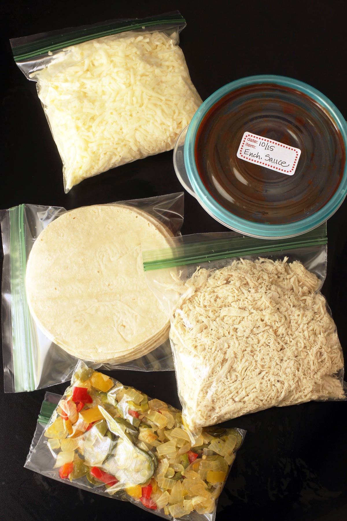 crockpot freezer meal packaged as a kit.