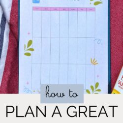 routines printable on checklist with text overlay.