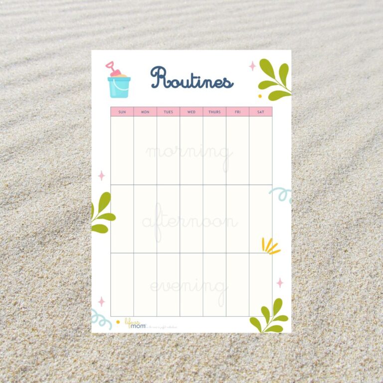 Summer Planning Tips for Moms (Free Printable Calendar)