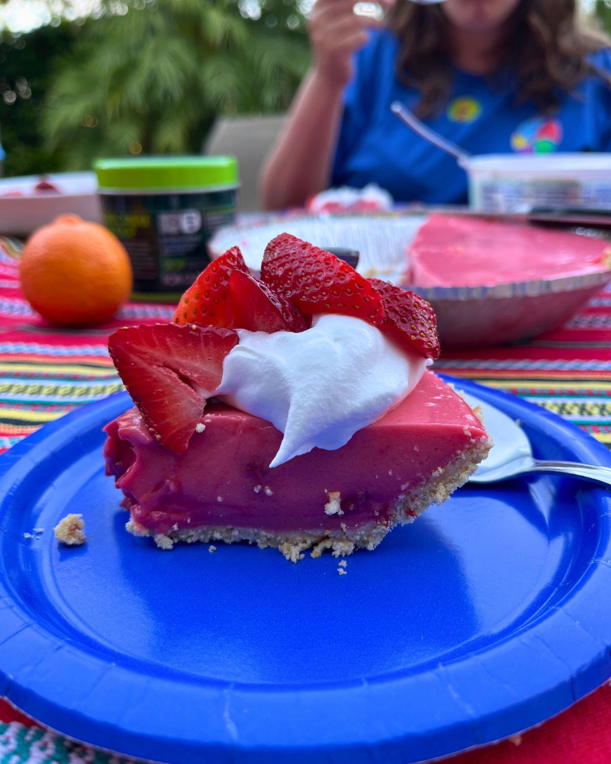 jello pie at sunday dinner.