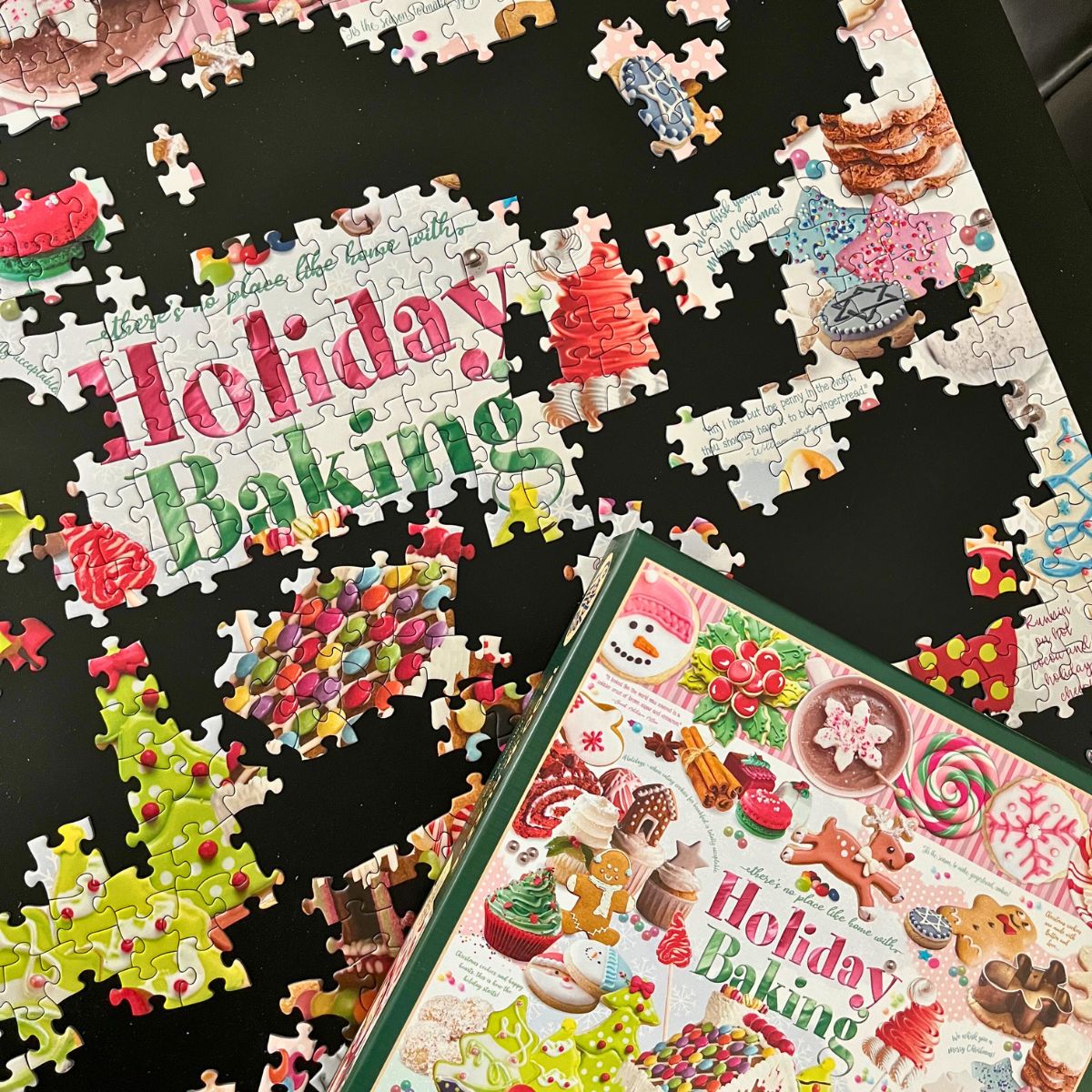 a holiday baking puzzle.