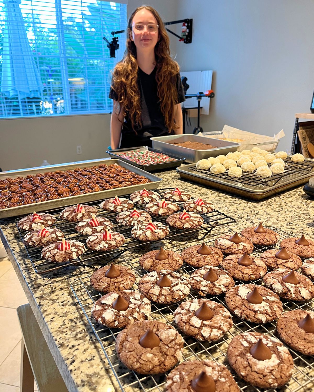 fishchick16 by array of baked goods.