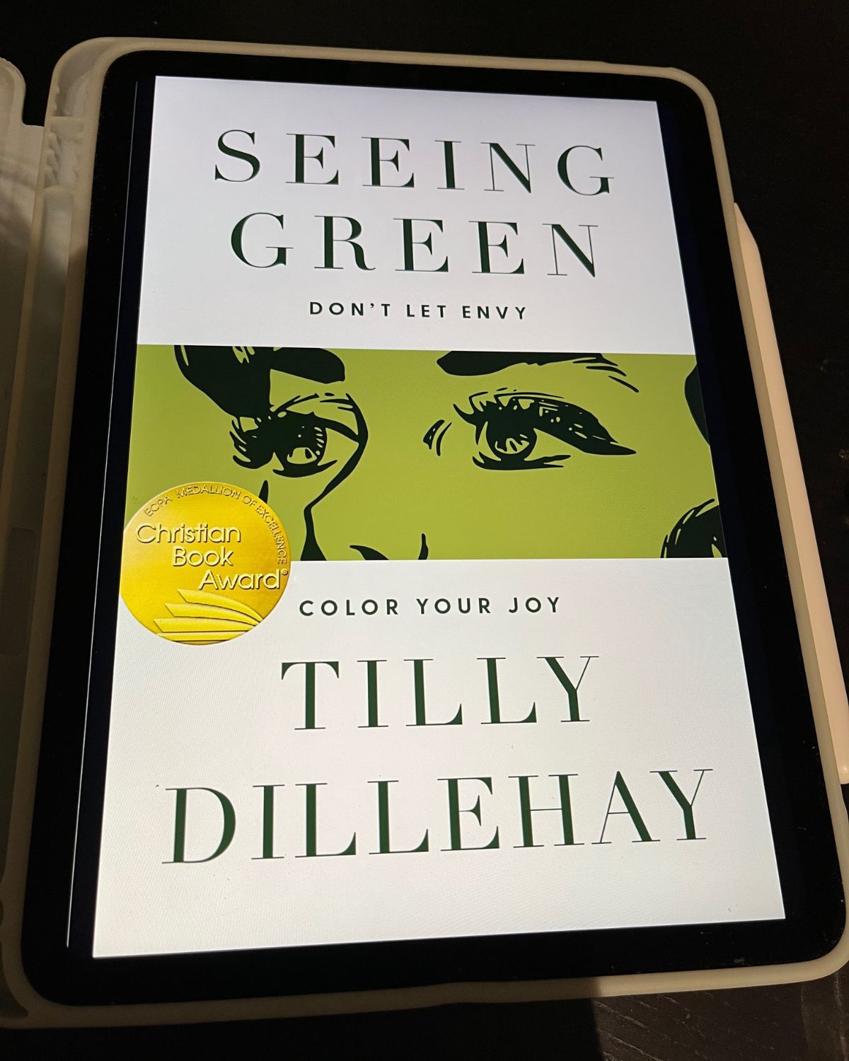 cover image of seeing green on iPad.