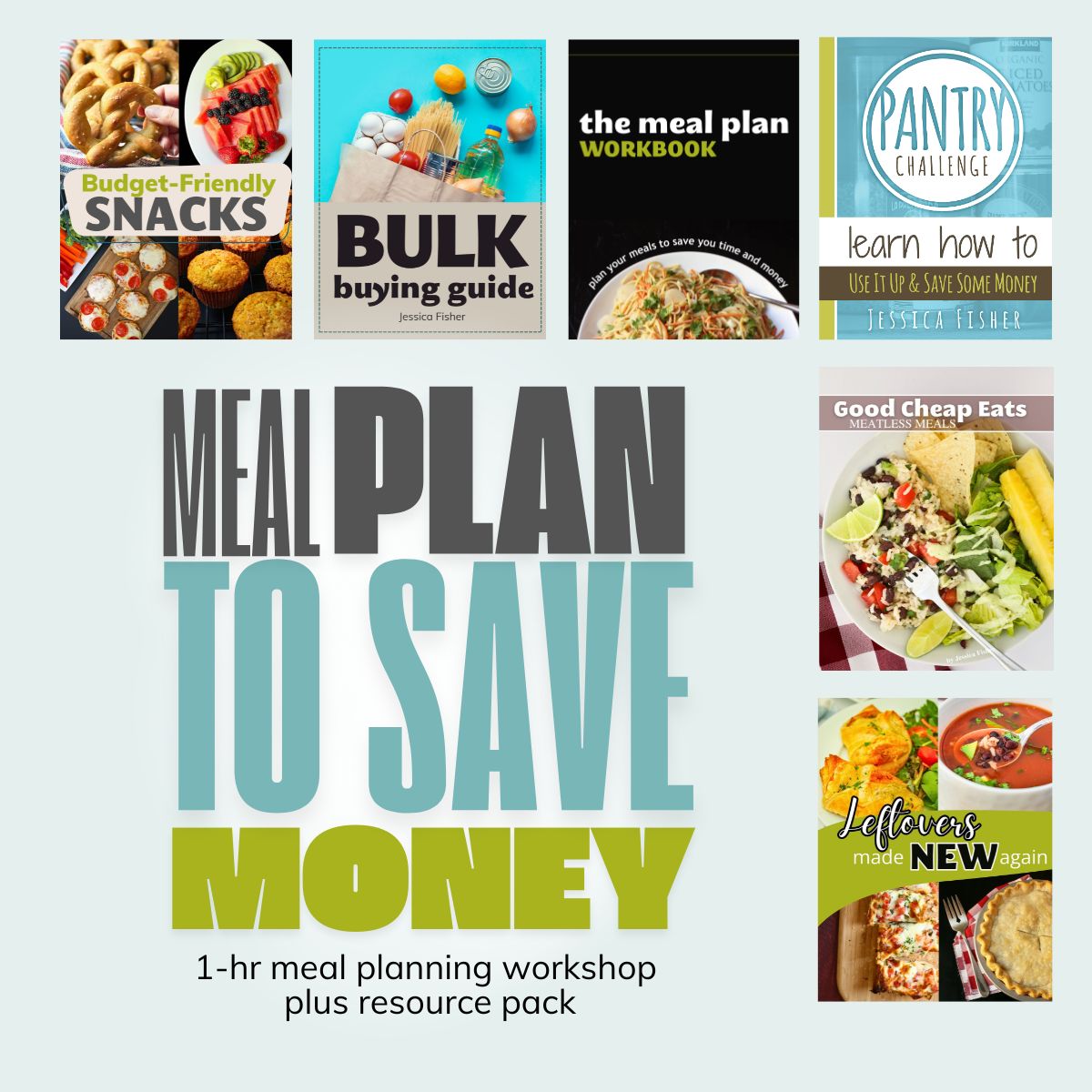 collage of meal plan to save money pack.