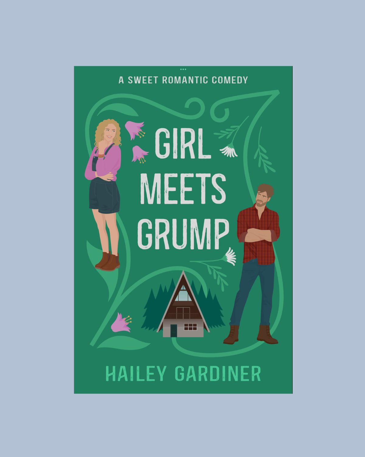 cover image of girl meets grump by hailey gardiner.