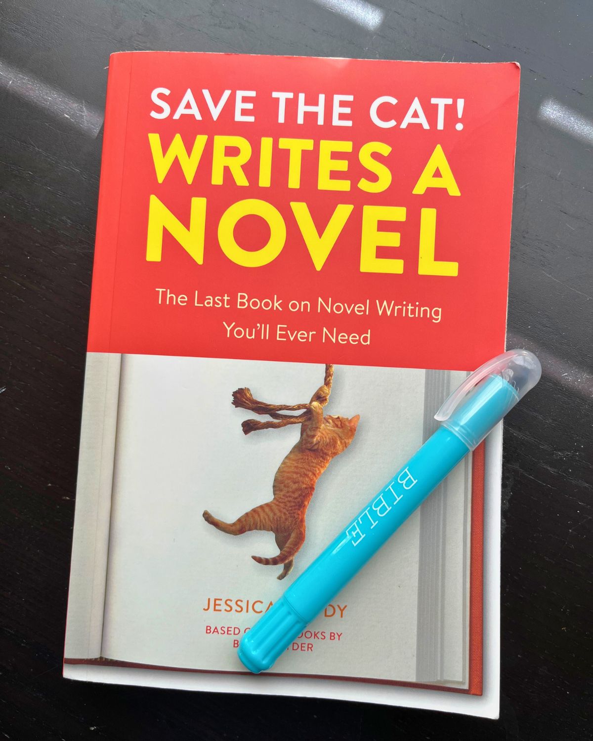 save the cat! writes a novel book on table.