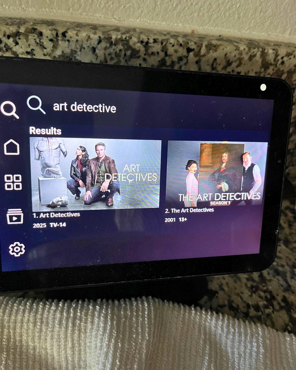 art detectives shows on alexa show.