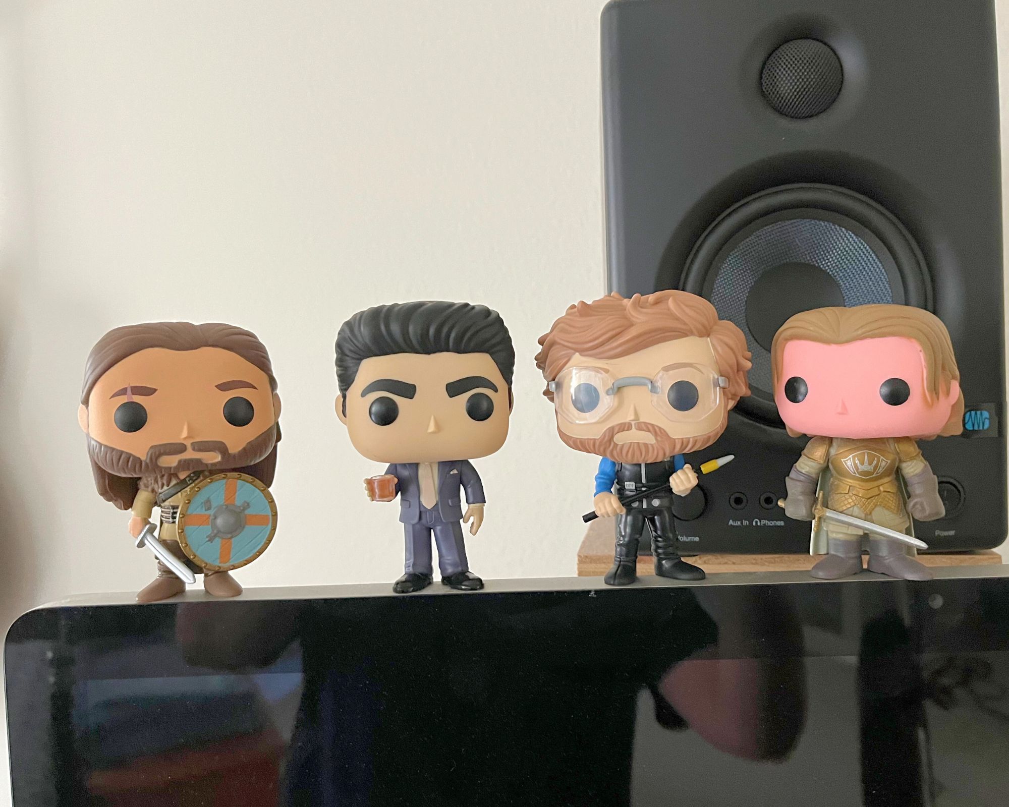 fish boys in bobbleheads.