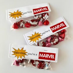 marvel valentine treat bags.