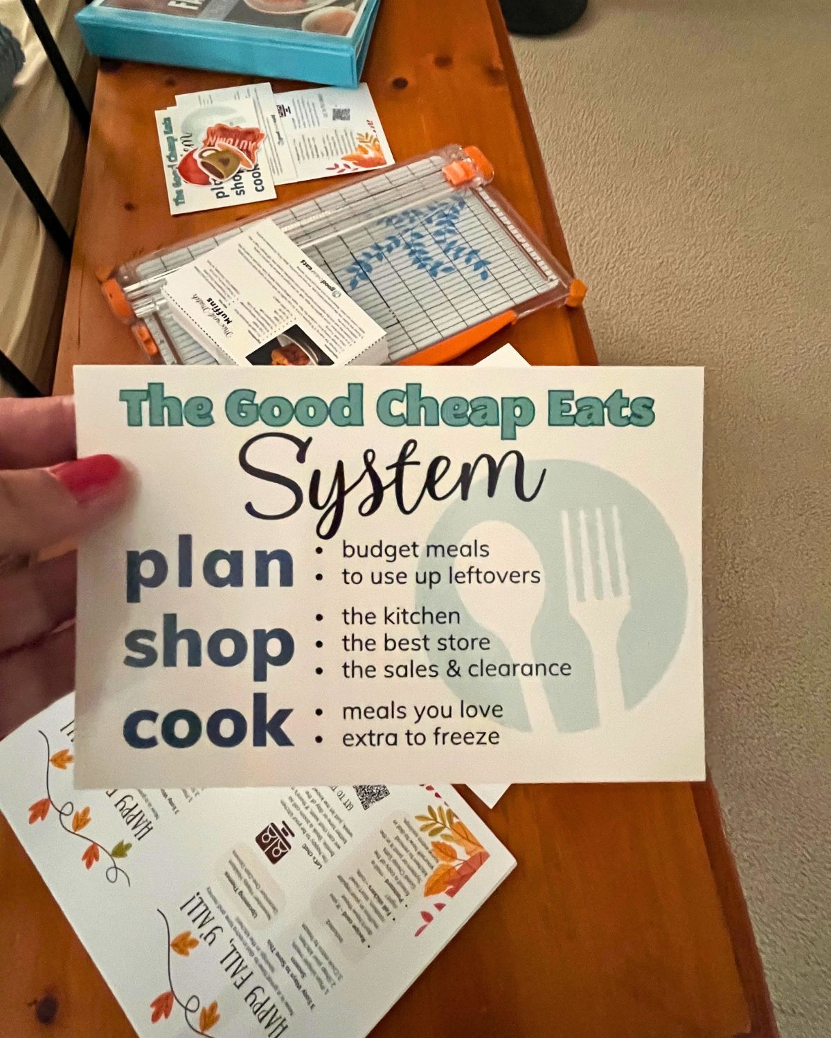 collection of things in the fall club mailer.