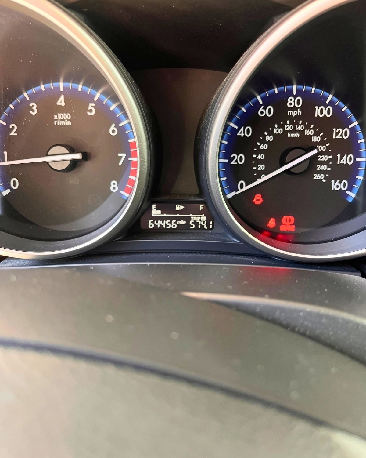 mazda dashboard.